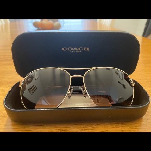 Coach Accessories - Coach Light Gold / Dark Tortoise Sunglasses